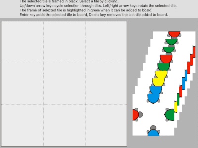 Puzzle On Fire recursive rotating backtracking